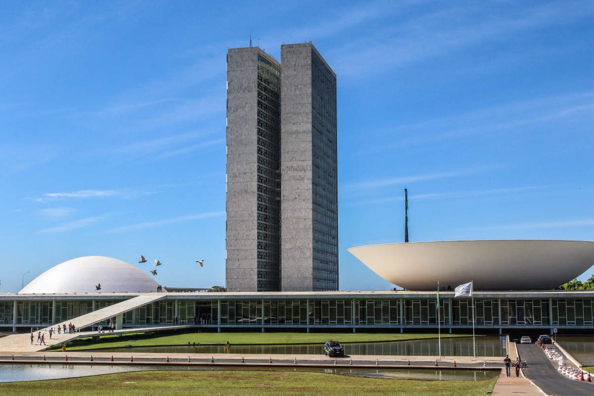 Fachada do Congresso Nacional, local do Senado e Câmara dos Deputados em Brasília; ilustra matéria sobre eleições no brasil