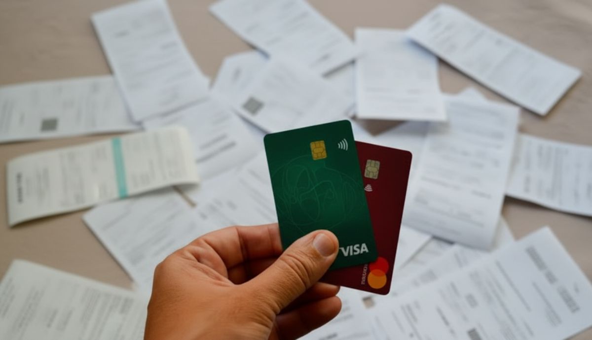 cartões e boletos antes do retorno de programa social para pagamentos de contas atrasadas