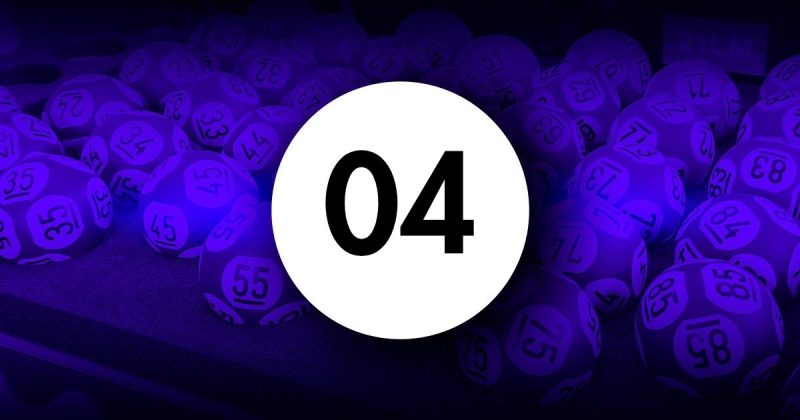 Dezena sorteada na loteria: 04 - ND