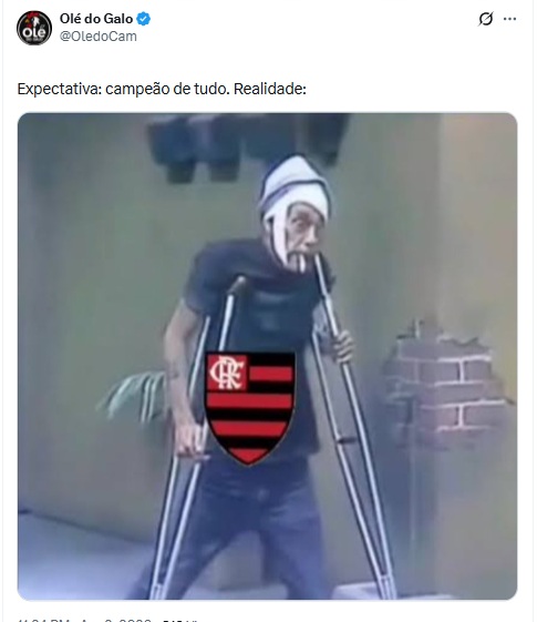 Vitória do Red Bull Bragantino trouxe uma "enxurrada" de memes - flamengo-memes-4