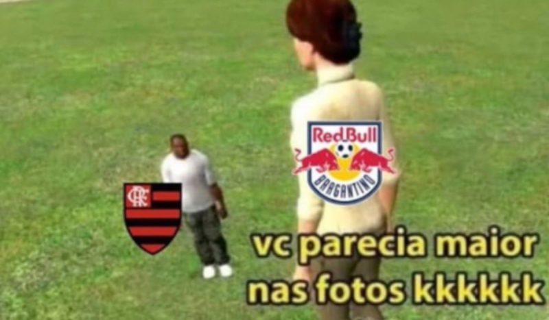 Vitória do Red Bull Bragantino trouxe uma "enxurrada" de memes - flamengo-memes-bragantino