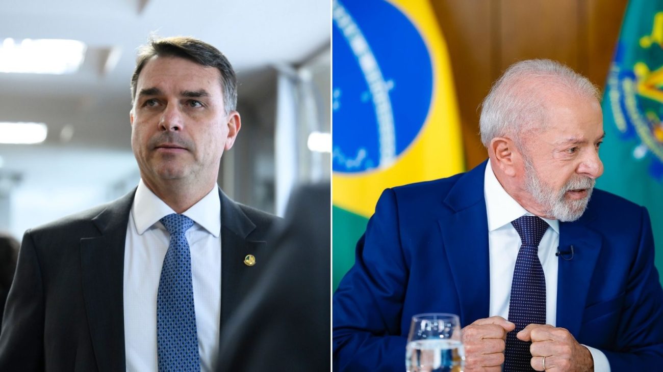 Pesquisa mostra empate técnico entre Lula e Flávio BolsonaroFoto: Andressa Anholete/Agência Senado/Ricardo Stuckert/PR/ND Mais