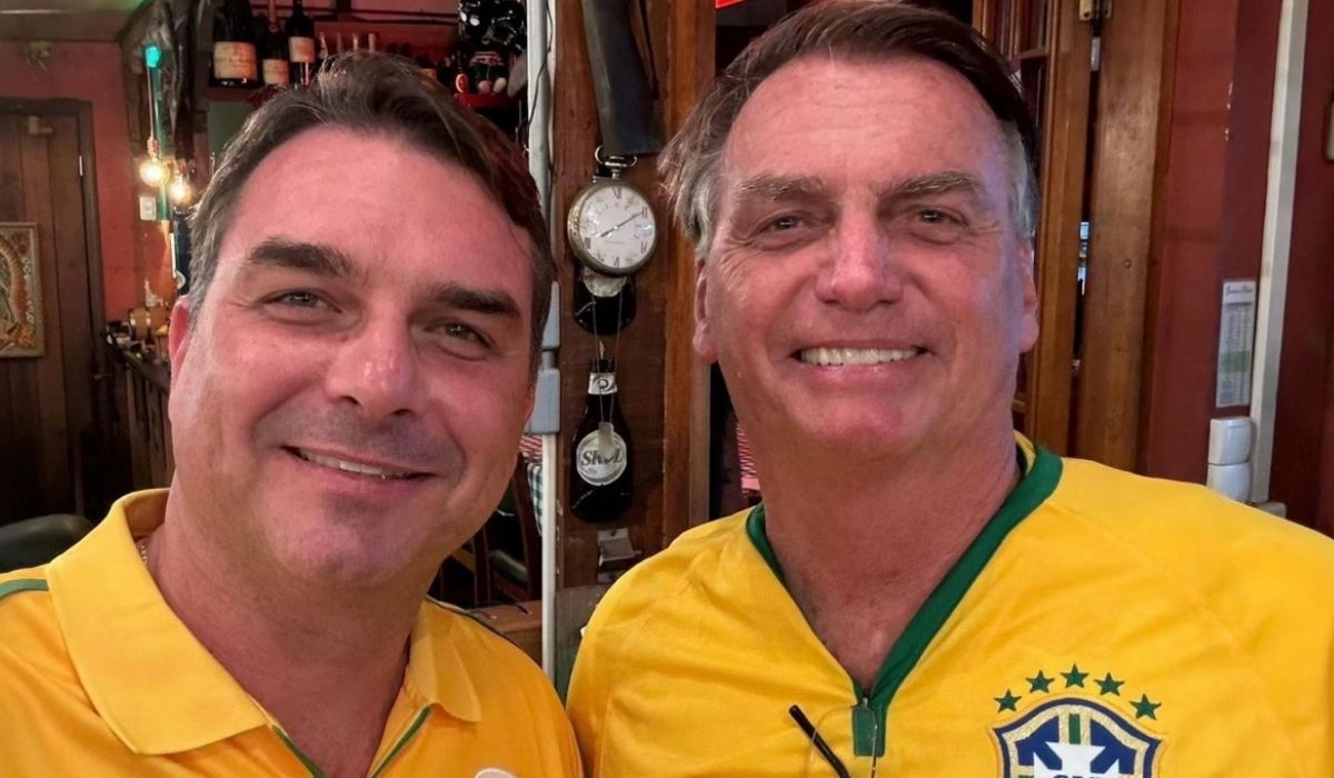 Levantamento aponta que 50% dos entrevistados afirmam que não votariam no filho do ex-presidente Jair Bolsonaro Foto: Instagram/Reprodução/ND Mais