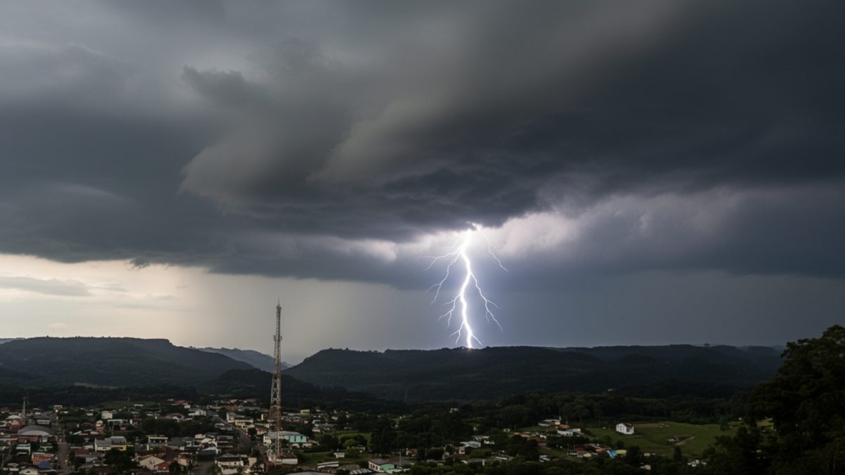 Frente fria avança e provoca ‘chuvarada’ em 7 estados com alerta de temporais e granizo