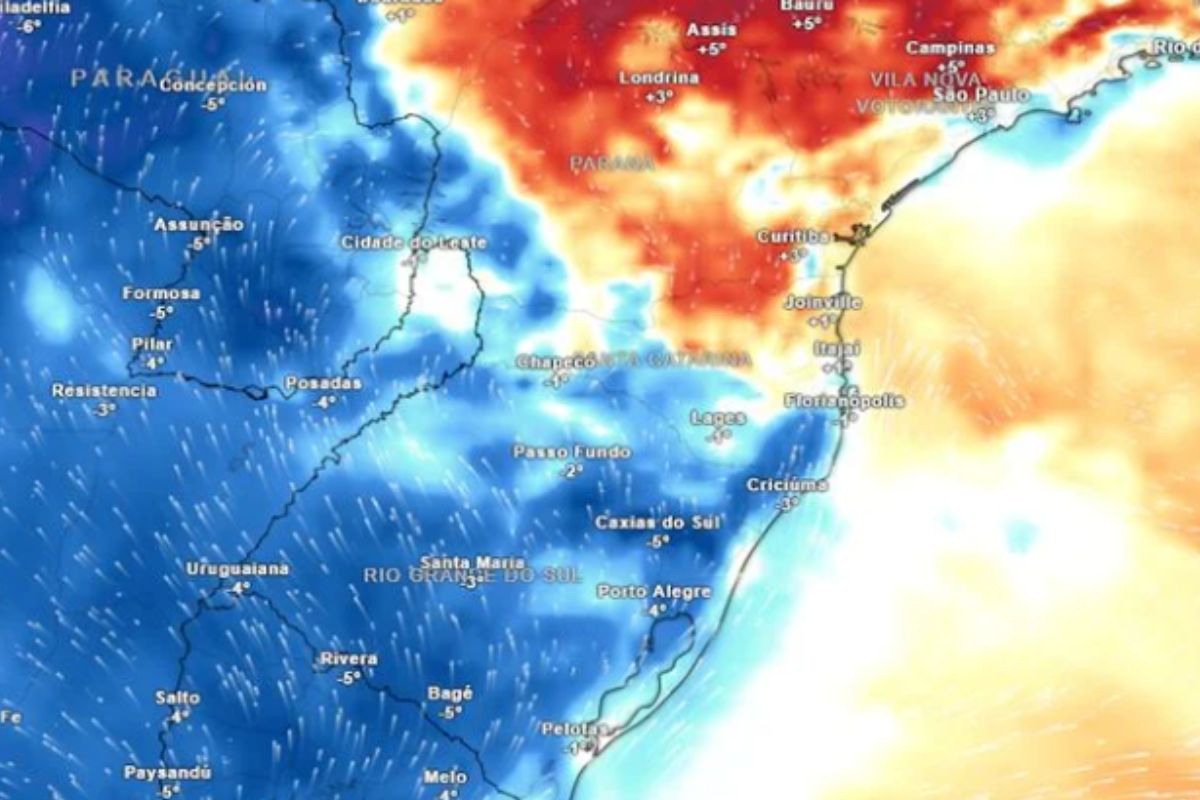 Ocorrência de chuvas mais significativas, especialmente no RS e Santa Catarina