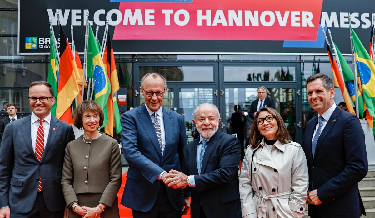 Lula durante cerimônia de Abertura da Feira Industrial de Hanôver. Foto: Ricardo Stuckert/PR/ND Mais