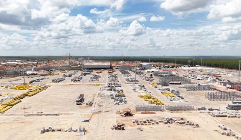 Maior fábrica de celulose do mundo é da Arauco em Inocência, no Mato Grosso do Sul; Projeto Sucuriú é considerado a maior fábrica de celulose do mundo - Arauco/Reprodução/ND Mais