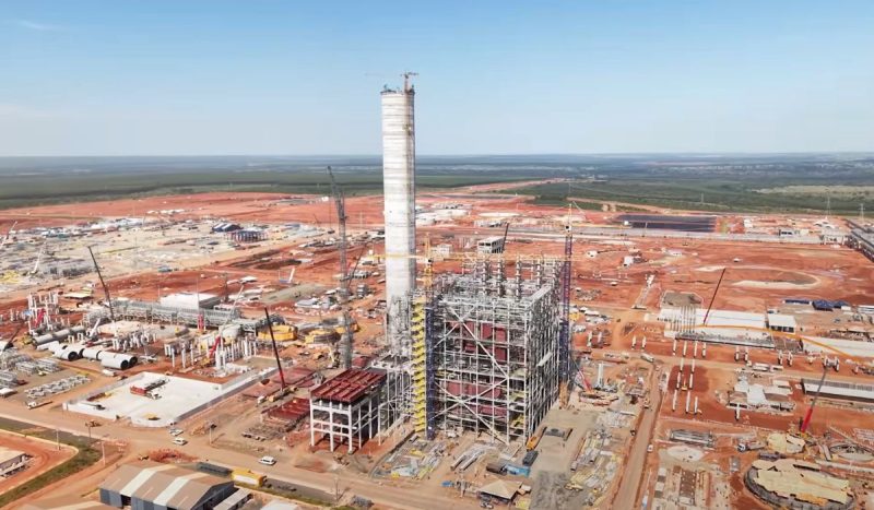 Megafábrica da Arauco em Inocência, no Mato Grosso do Sul; Projeto Sucuriú é considerado a maior fábrica de celulose do mundo - Arauco/Reprodução/ND Mais