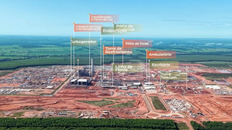 Megafábrica gigante de celulose de R$ 25 bi terá trem próprio e até 14 mil empregos - Arauco BR/YouTube