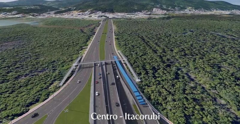 Imagens mostram como será novo elevado do CIC - Prefeitura de Florianópolis/Divulgação