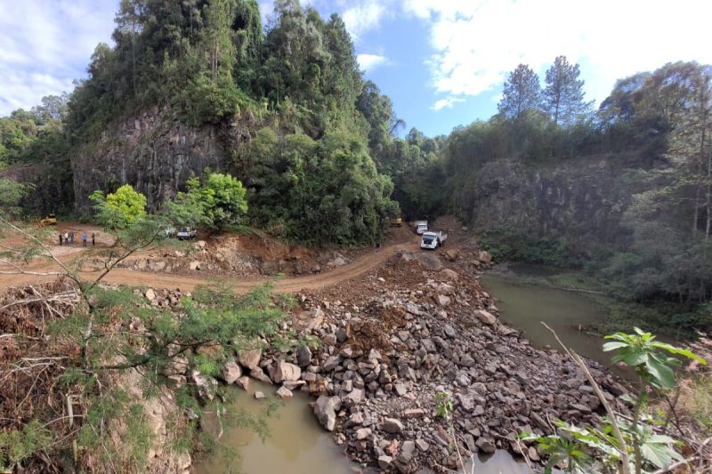 Obra de R$ 20 milhões começou nesta semana e promete acabar com os históricos alagamentos no Centro de Xanxerê. - Prefeitura de Xanxerê/ND Mais