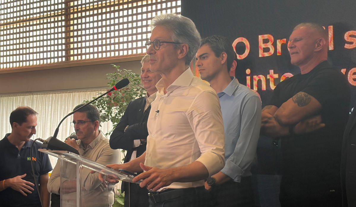 Romeu Zema apresenta plano com “novo STF” e mira Judiciário e segurançaFoto: André Groh/ND Mais