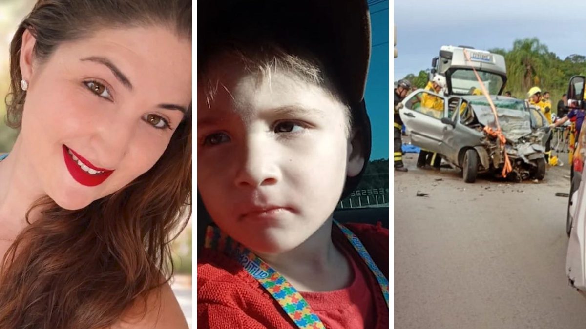 ‘Vou cuidar bem dele’: pai relata dor após tragédia que matou esposa e filho na BR-280