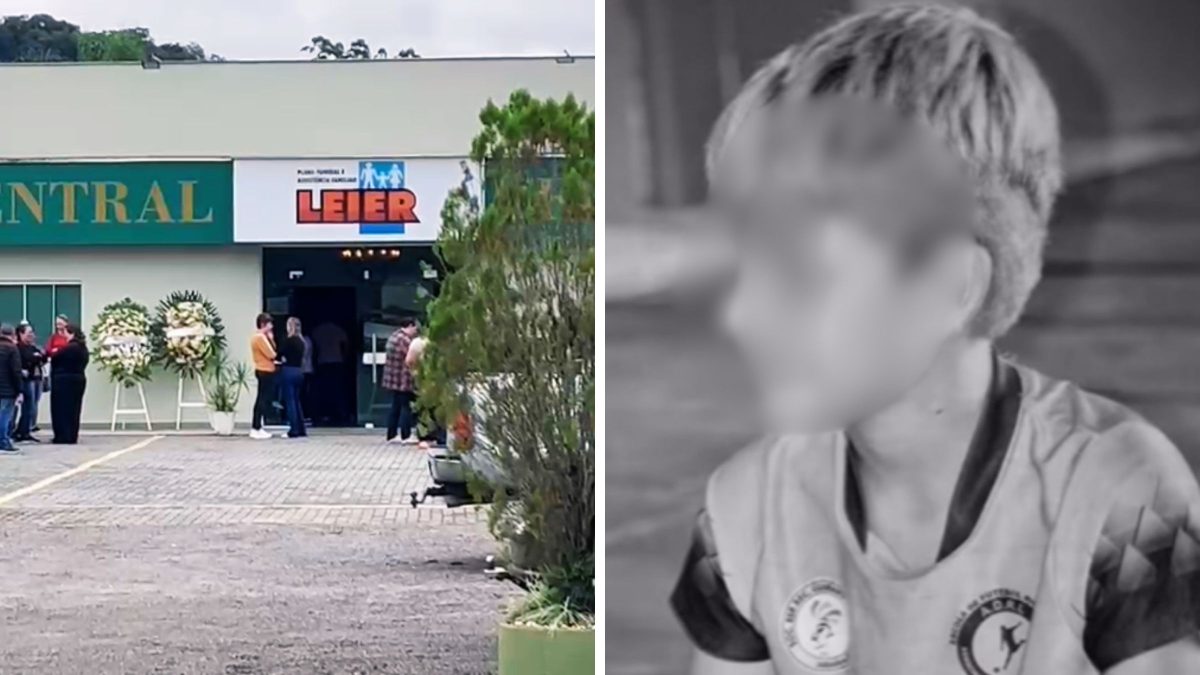 ‘Família destruída’: enterro de menino de 8 anos morto após ser atropelado gera comoção