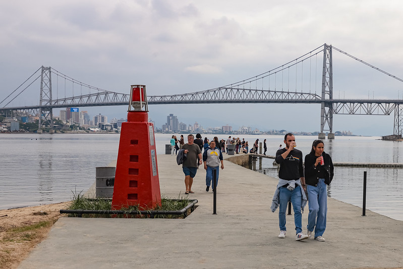 Revitalização transforma Parque Náutico em novo espaço de convivência em Florianópolis