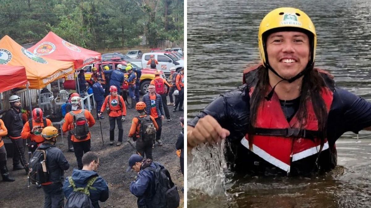 63 homens e 11 viaturas: força-tarefa entra no 6º dia de buscas por jovem em morro de SC