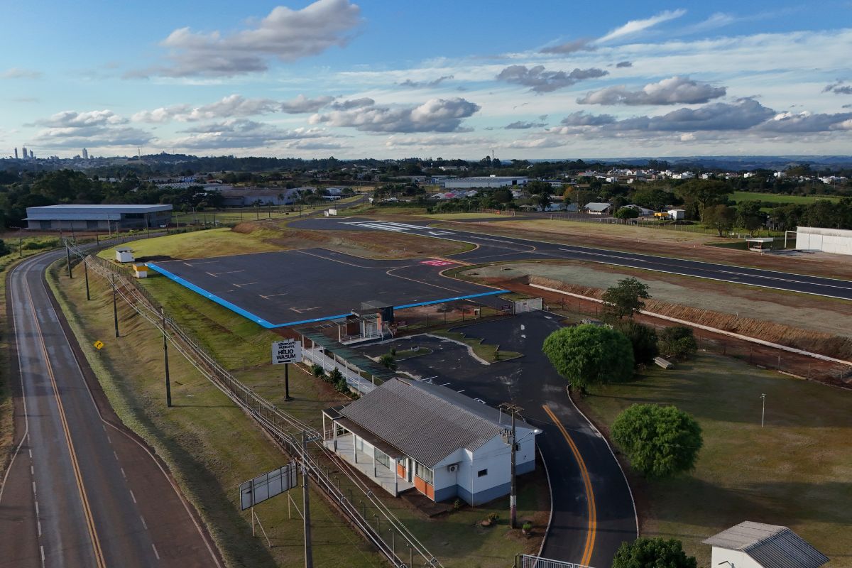 Aeroporto de São Miguel do Oeste tem pista entregue na metade do prazo