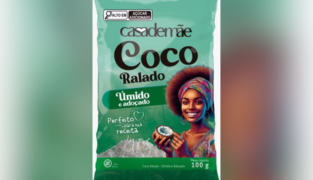 embalagem da marca que motivou ação em que a Anvisa recolhe lote de coco ralado