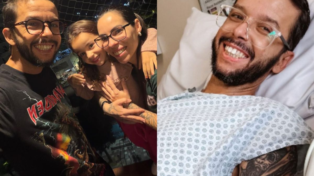 Professor vence doença rara e volta para casa após transplante e 5 meses longe da família em SC