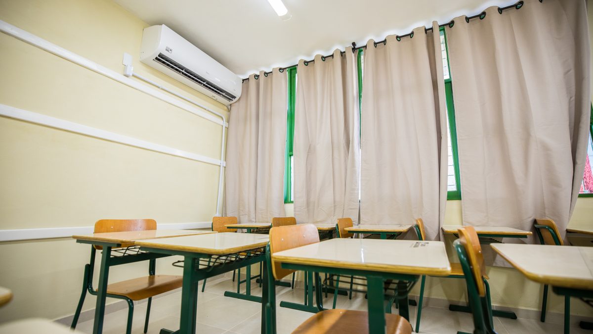 Santa Catarina é o primeiro Estado do país com 100% das salas de aula com ar-condicionado