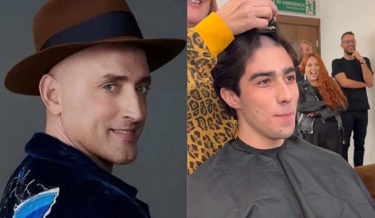 Ator raspa a cabeça para interpretar Paulo Gustavo e resultado surpreende: ‘Igual’