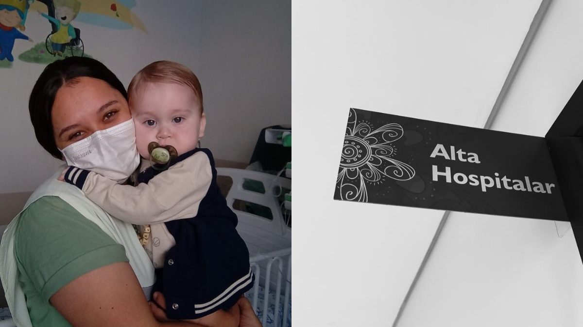 ‘Nosso milagre’: bebê que recebeu transplante de coração volta para casa em SC após sete meses