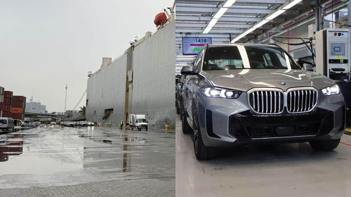 Gigante dos mares desembarca carga milionária de 739 carros da BMW em SC