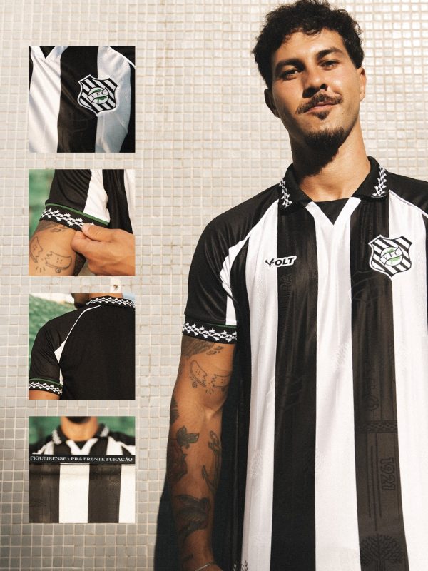 Nova camisa número 1 do Figueirense para a temporada 2026 - Volt/Divulgação/ND Mais