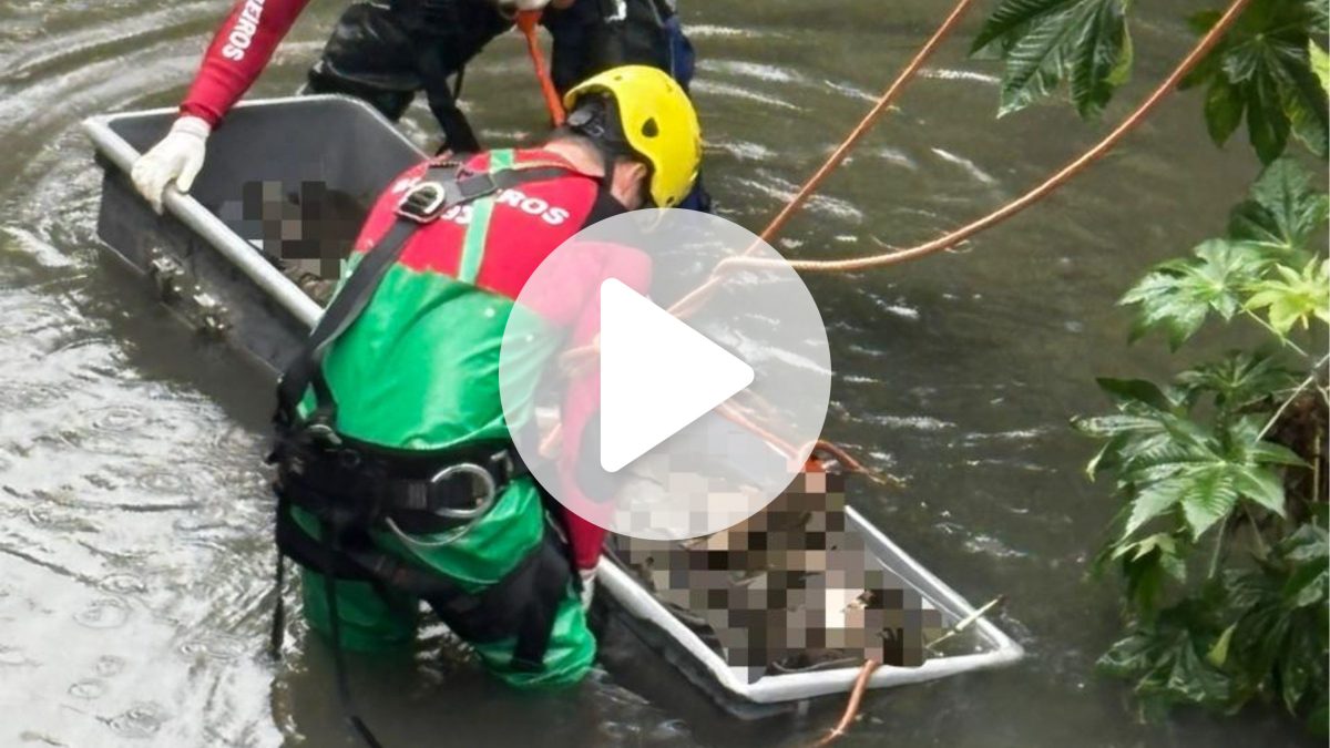 VÍDEO: Corpo é encontrado boiando em rio de Criciúma
