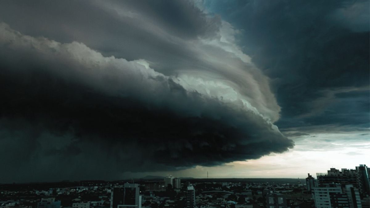 Dois ciclones trazem tempestades, granizo e chuva extrema nas próximas 48 horas no Brasil