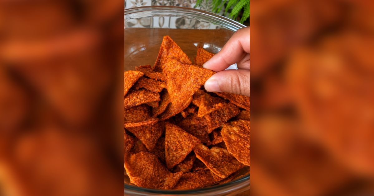 ‘Doritos’ saudável e crocante para a escola que seu filho vai amar comer na hora