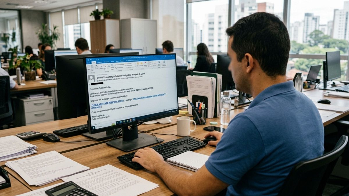 Falsa licitação vira isca em golpe por e-mail contra empresas em Joinville