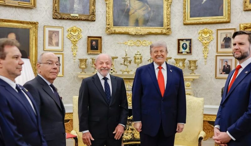 Lula e Trump aparecem juntos em foto - Ricardo Stucker/PR/Divulgação/ND Mais