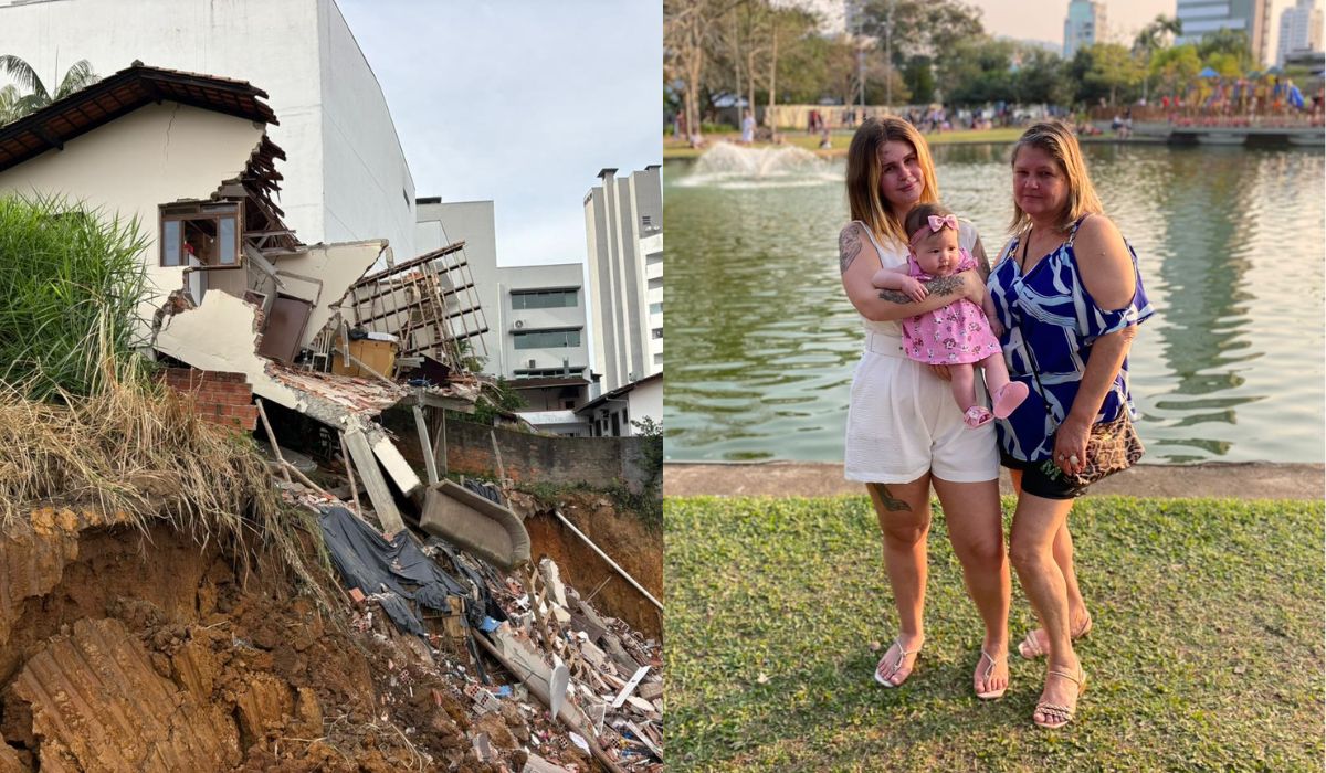 ‘Sofrendo muito’: família tenta reconstruir vida após casa rachar ao meio em SC