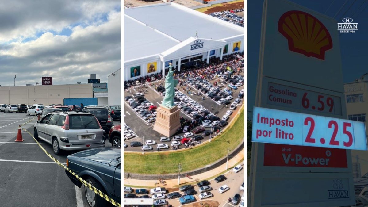 Postos Havan amanhecem com fila após Luciano Hang anunciar gasolina ‘sem imposto’ a R$