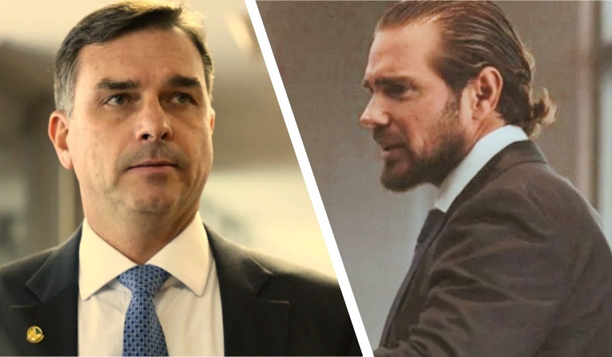 Flávio Bolsonaro e VorcaroFoto: Ag.Senado e Arquivo pessoal/ND Mais