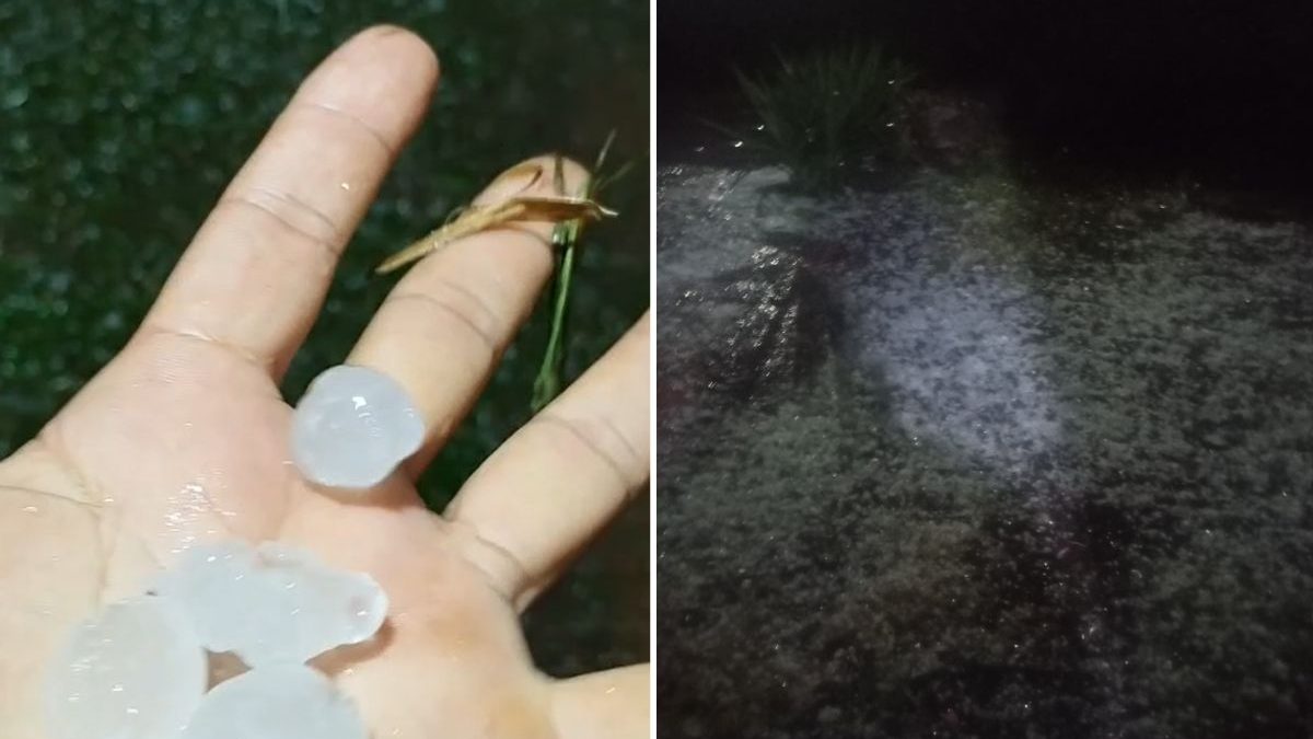 Sistema antigranizo evita estragos maiores durante temporal em Chapecó, diz Defesa Civil