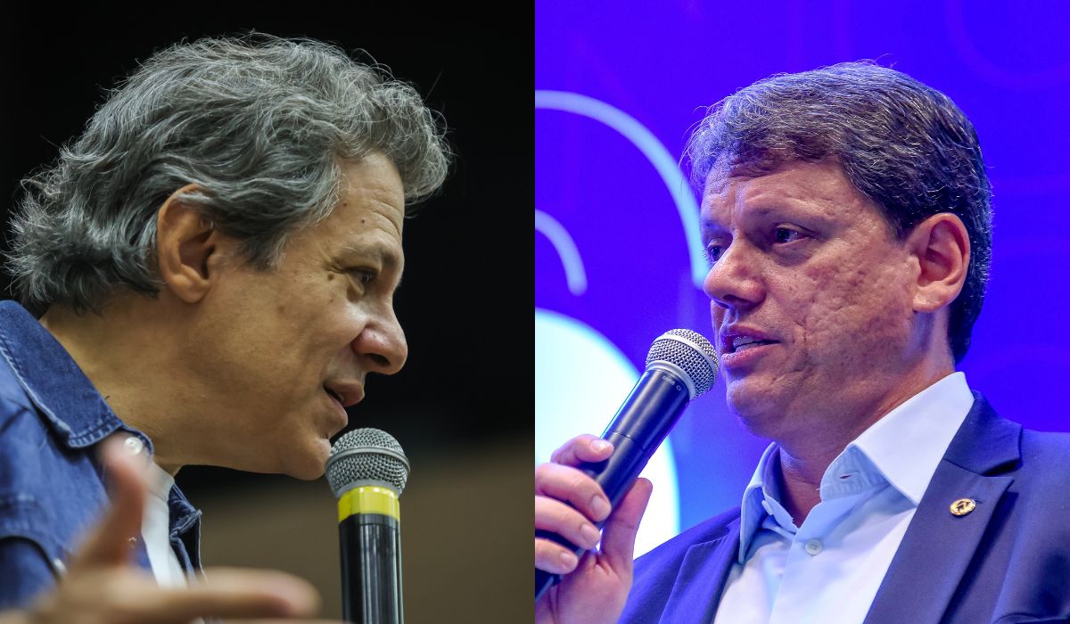 Haddad reage a críticas e ataca a gestão TarcísioFoto: Diogo Zacarias / Divulgação/ND Mais e Douglas Gomes/Lid Republicanos/Divulgação/ND Mais