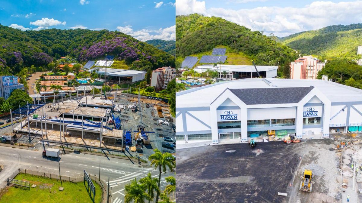 FOTOS: Havan revela fórmula para construir megaloja estilo enxaimel em tempo recorde em SC