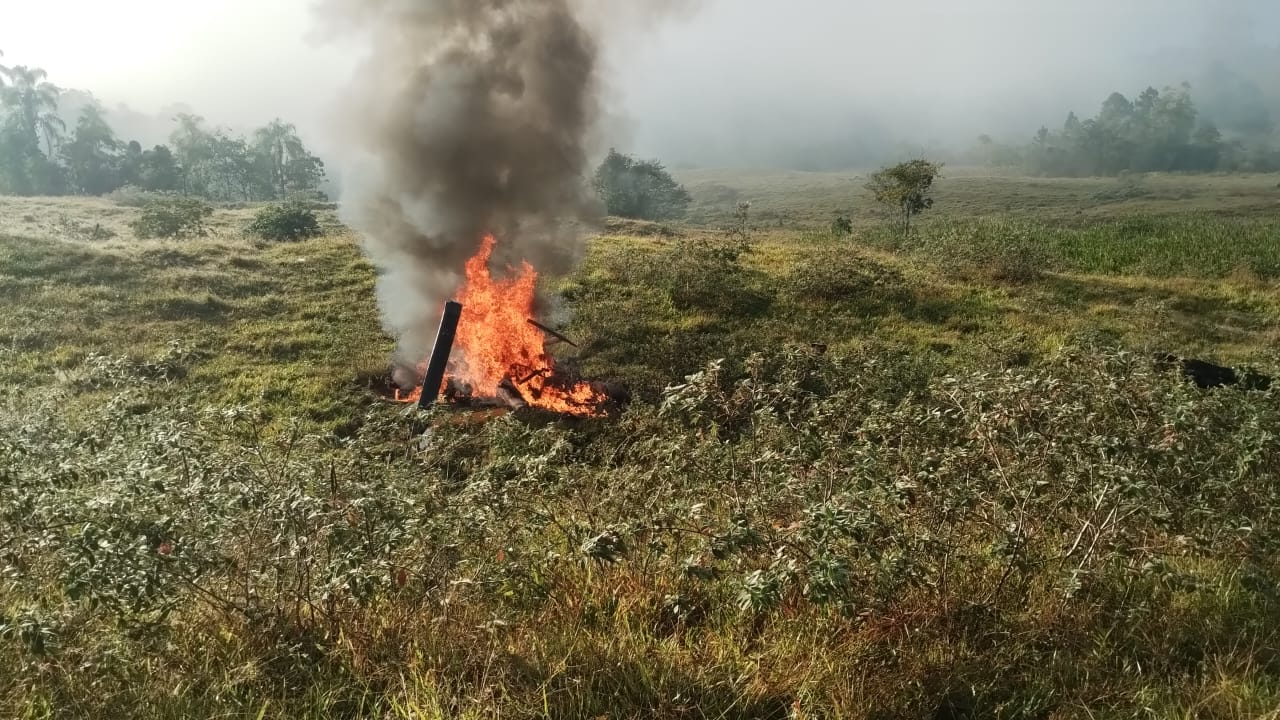 Piloto morre após queda de helicóptero em Pomerode