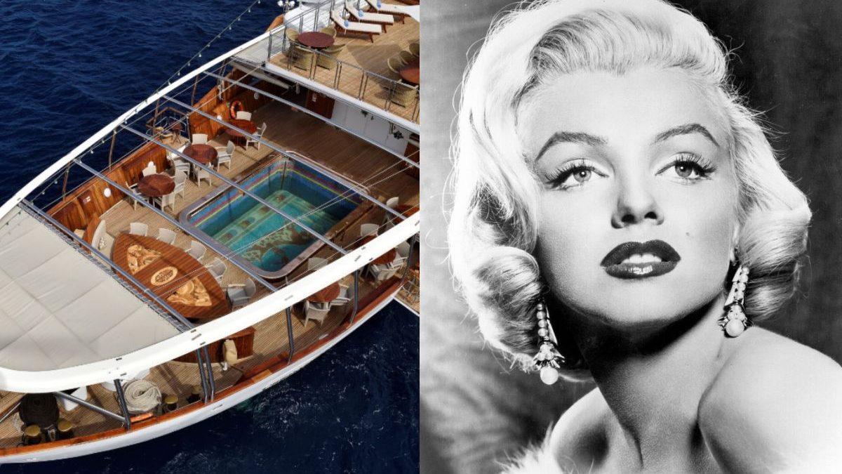 Megaiate de luxo com pista de dança, bares e cinema que já recebeu Marilyn Monroe está à