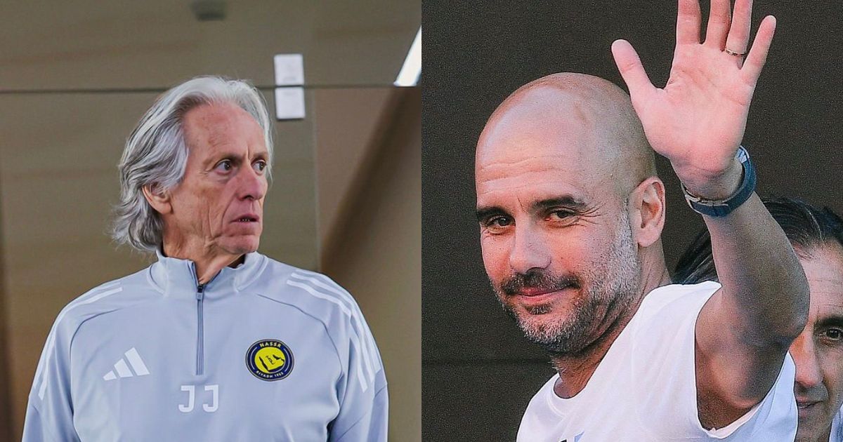 Jorge Jesus nega ‘bênção’ e passagem de bastão a Pep Guardiola: ‘Tem que ter orgulho’