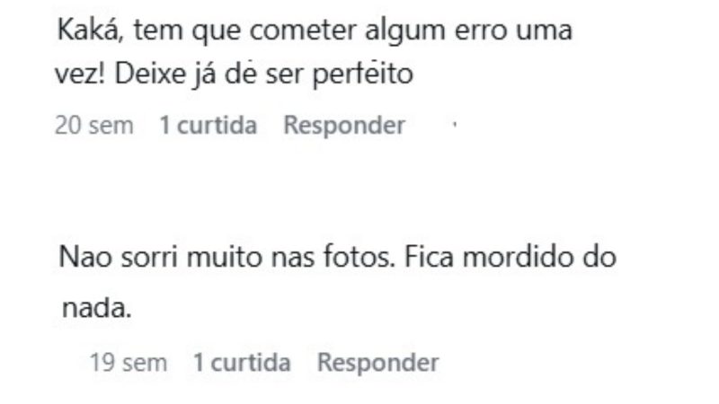 Kaká perfeito demais? Discurso que nunca foi falado motivou série de comentários - Instagram/Reprodução/ND Mais