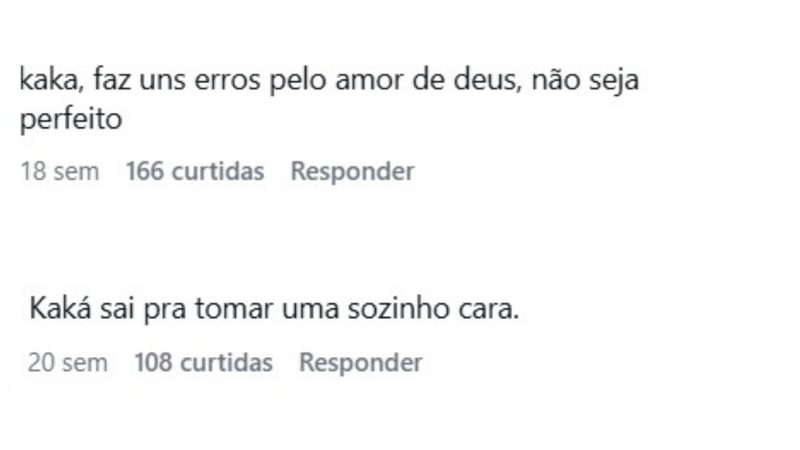 Kaká perfeito demais? Discurso que nunca foi falado motivou série de comentários - Instagram/Reprodução/ND Mais
