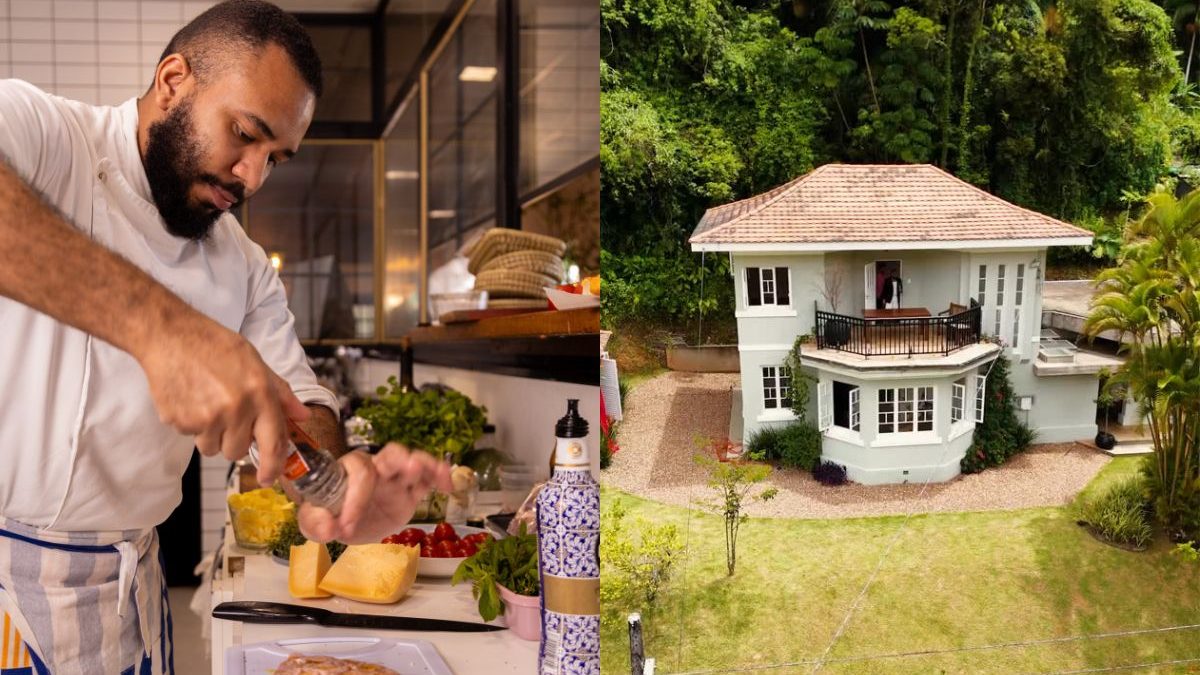 Com carreira invejável, chef une alta gastronomia e 'casa de vó' em casarão histórico