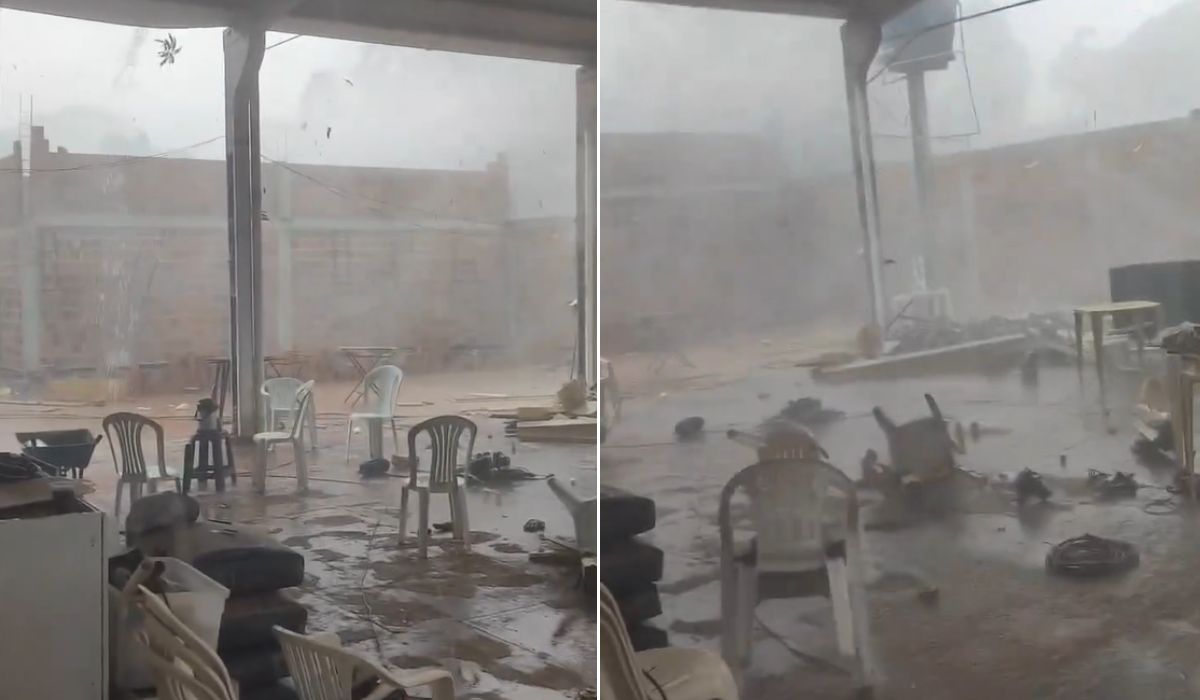 Micro-explosão em Dourados (MS)