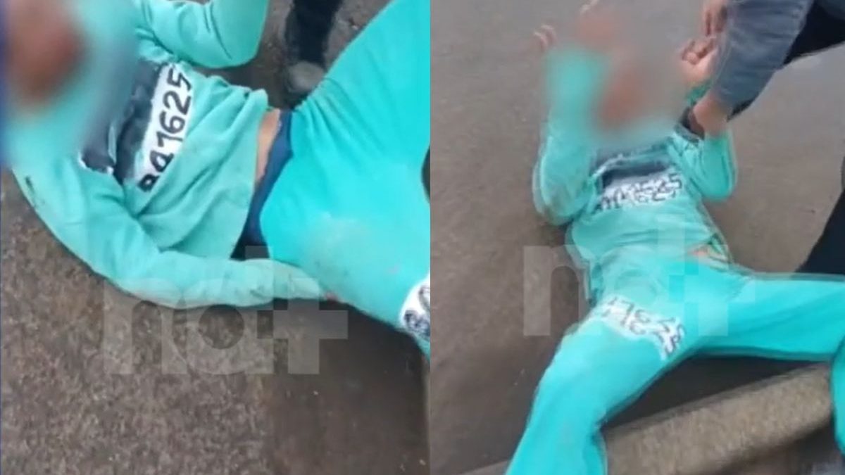 Vídeo mostra detento em trabalho externo sendo arrastado após confusão envolvendo menina em SC