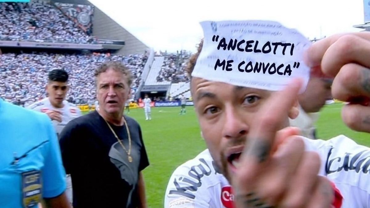 Web não perdoa substituição acidental de Neymar em jogo do Santos; veja memes