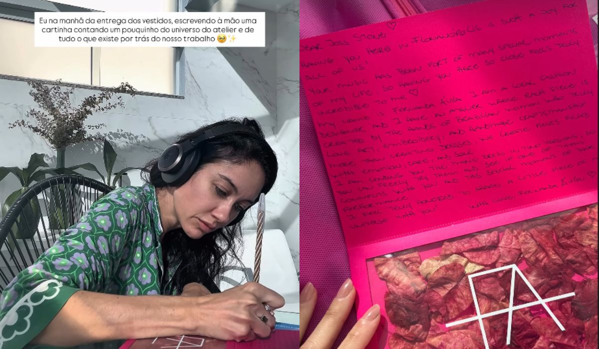Fernanda enviou carta para Joss Stone junto com as peçasFoto: Reprodução/Instagram/ND Mais