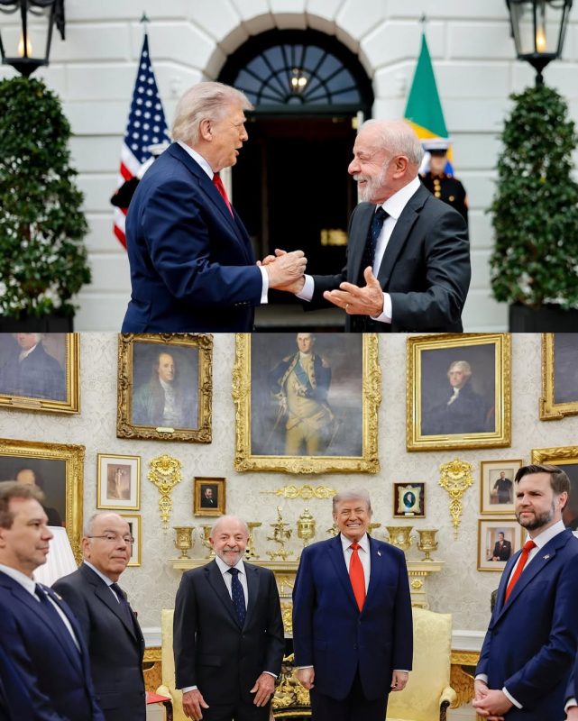 Encontro de Lula e Trump na Casa Branca - Ricardo Stucker/PR/Divulgação/ND Mais